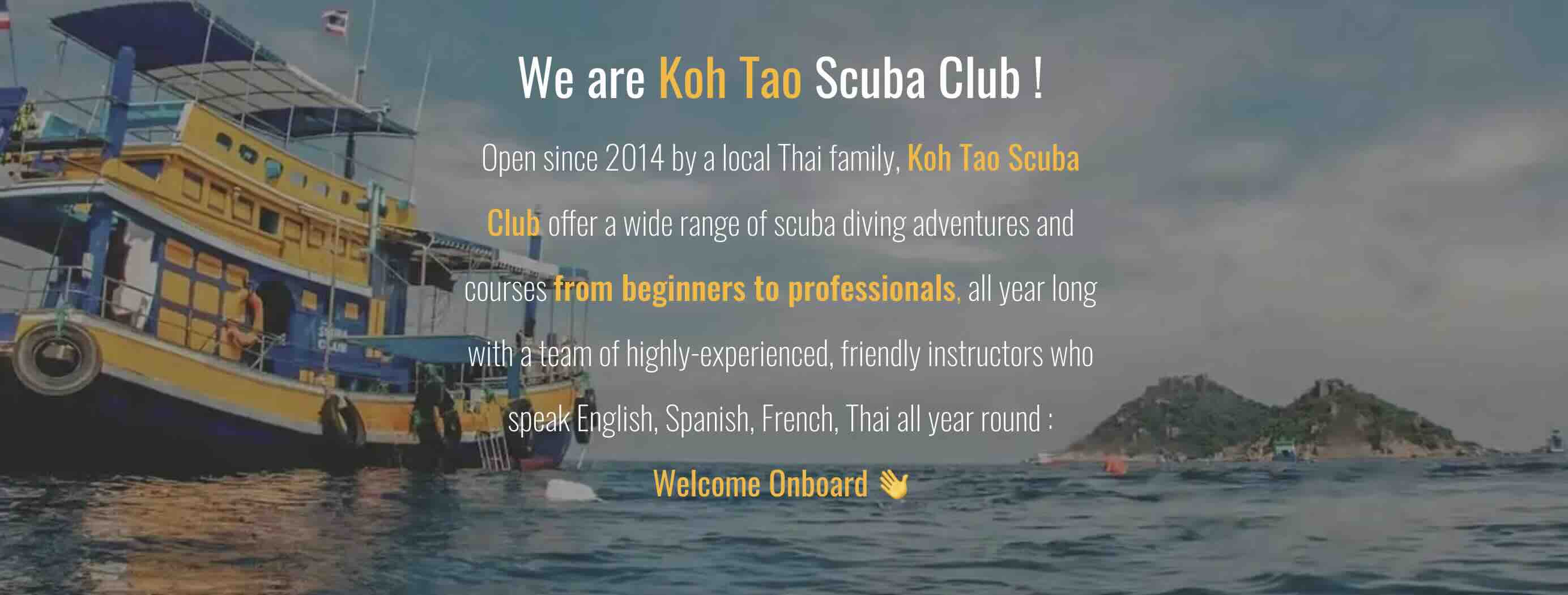Koh Tao Scuba Club dive shop in Koh Tao, Thailand Koh Tao Scuba Club dive shop in Koh Tao, Thailand